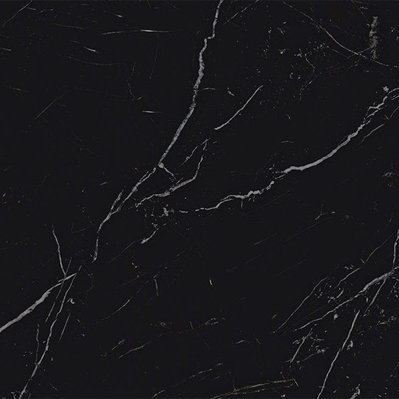 Широкоформатна керамогранітна плита Keralini Nero Marquina — фото 1 — MAS — Modern Acrylic Stone