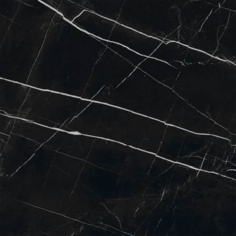 Широкоформатна керамогранітна плита Ascale Marquina Black — фото 1 — MAS — Modern Acrylic Stone