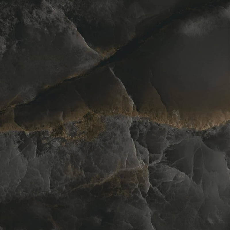 Широкоформатная керамогранитная плита Ascale Onice Black — фото 1 — MAS — Modern Acrylic Stone
