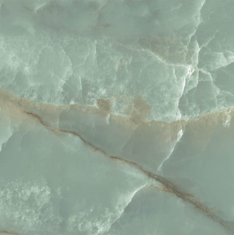 Широкоформатная керамогранитная плита Ascale Onice Seagreen — фото 1 — MAS — Modern Acrylic Stone