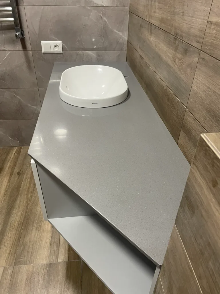 Столешница из акрилового камня Grandex D-310 Herbal Ash — фото 3 — MAS — Modern Acrylic Stone