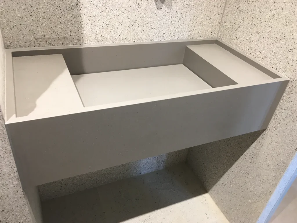 Умивальник з кварцового агломерату Caesarstone 4003 Sleek Concrete — фото 3 — MAS — Modern Acrylic Stone