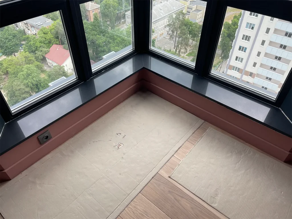 Подоконники из кварцевого агломерата Atem Antracita 1119 — фото 7 — MAS — Modern Acrylic Stone