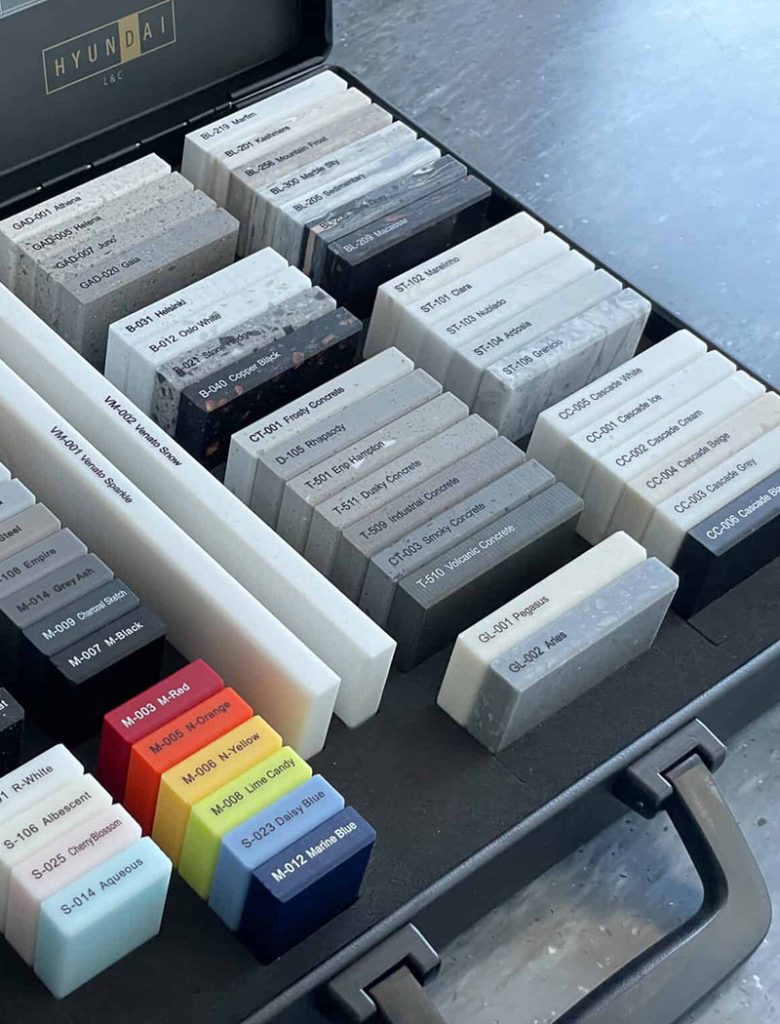 Образцы Hanex — MAS — Modern Acrylic Stone