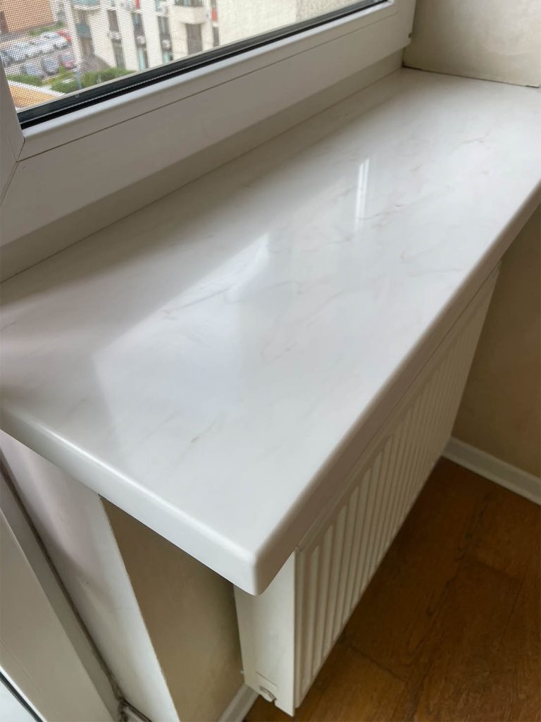 Підвіконня з акрилового каменю Grandex M-735 Ocean Foam — фото 6 — MAS — Modern Acrylic Stone