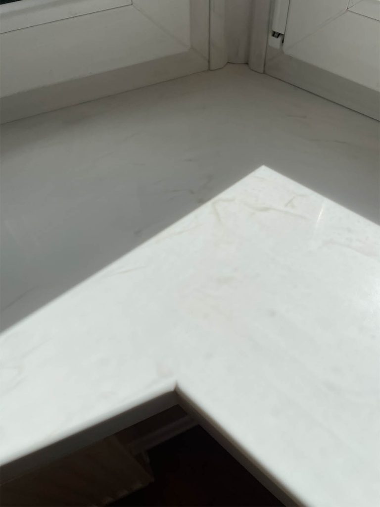 Підвіконня з акрилового каменю Grandex M-735 Ocean Foam — фото 7 — MAS — Modern Acrylic Stone