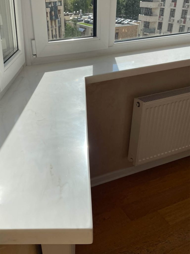 Подоконники из акрилового камня Grandex M-735 Ocean Foam — фото 1 — MAS — Modern Acrylic Stone