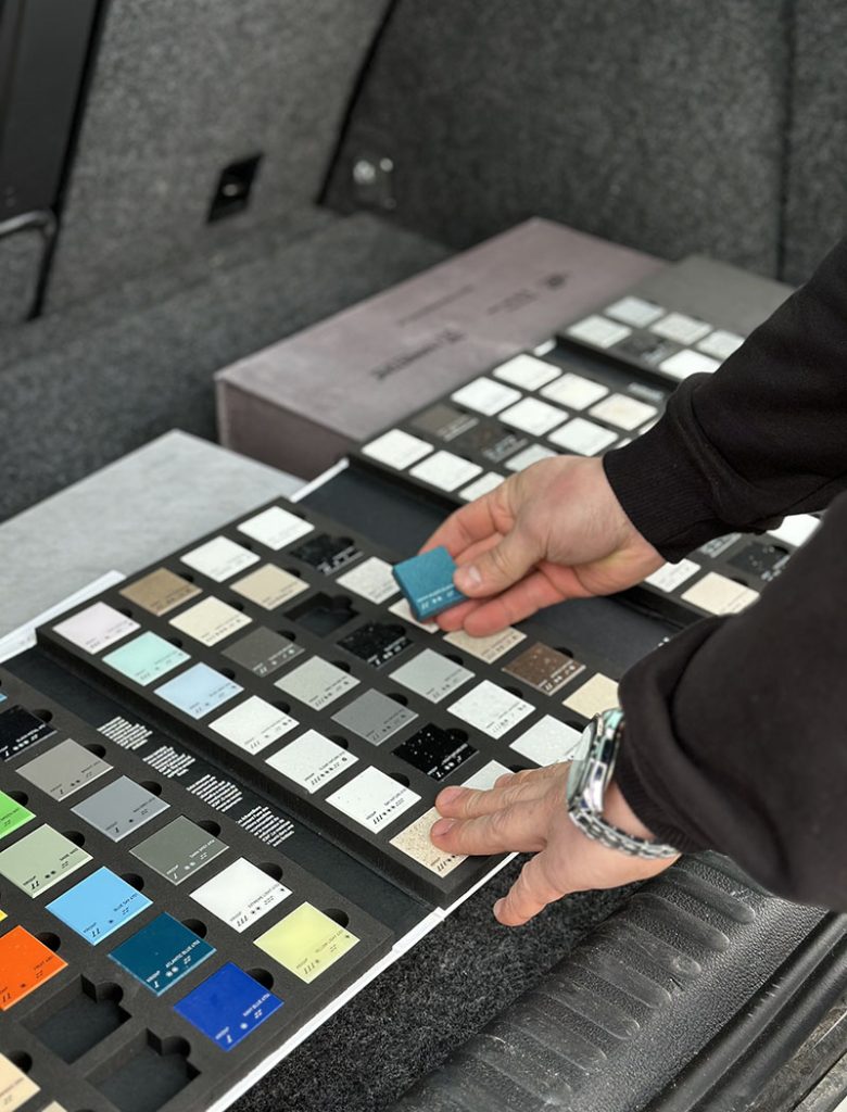 Зразки декорів Krion — MAS — Modern Acrylic Stone